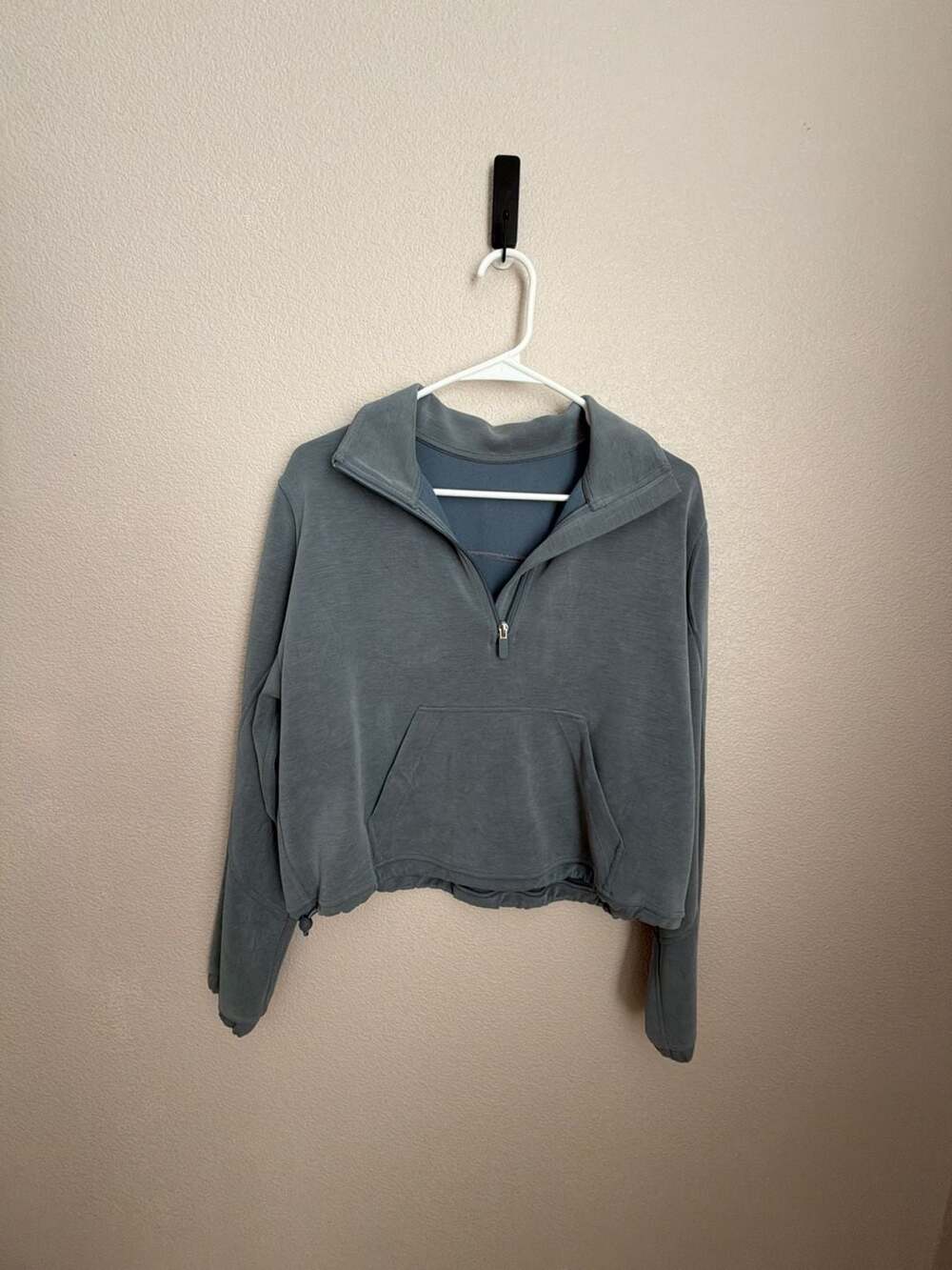 Lululemon Softstreme Half-Zip Cropped Pullover Size 8
